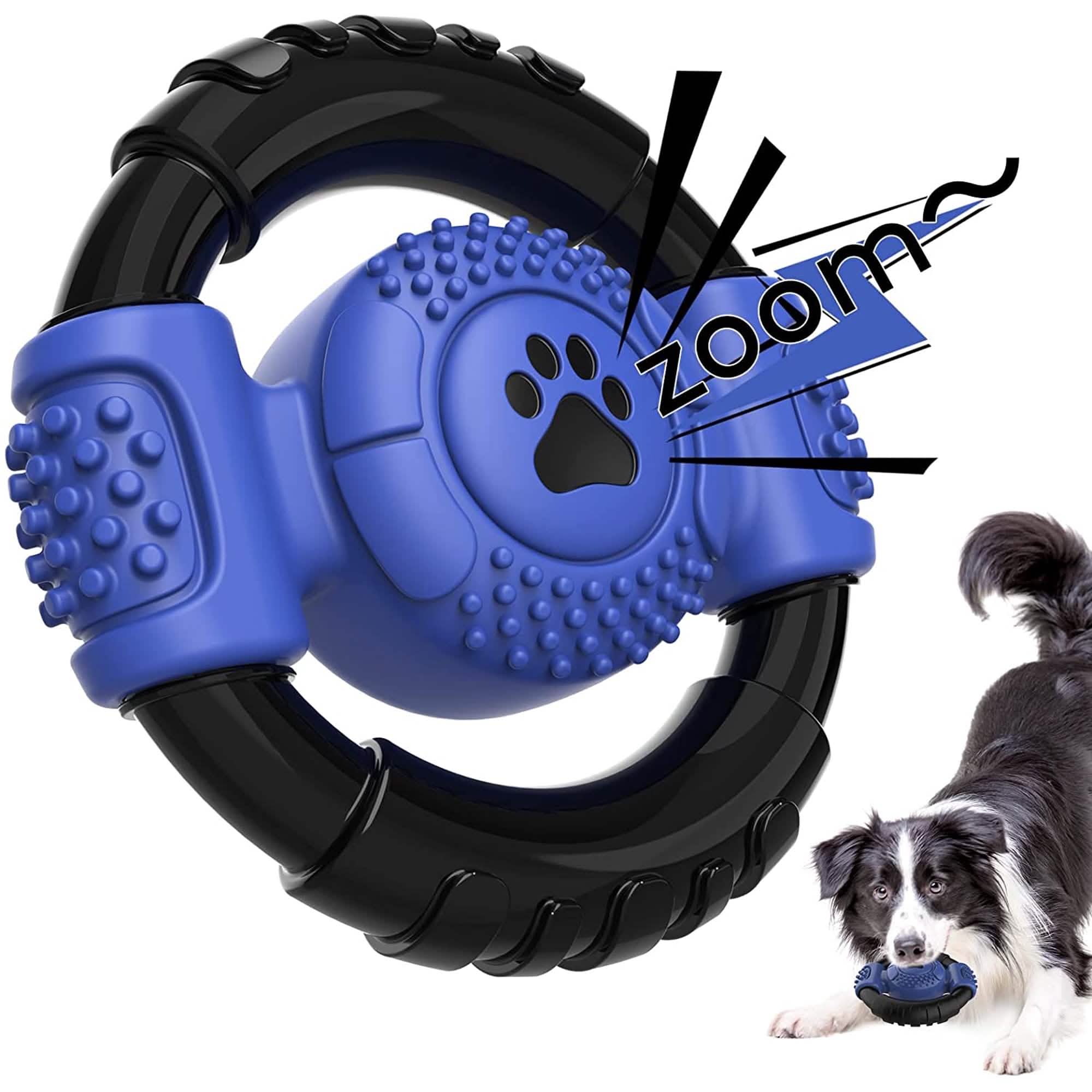 Jouet à mâcher couineur interactif pour chien