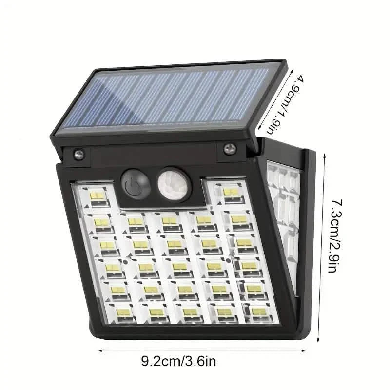 Lampadaire solaire IP65 du crépuscule à l'aube avec détecteur de mouvement