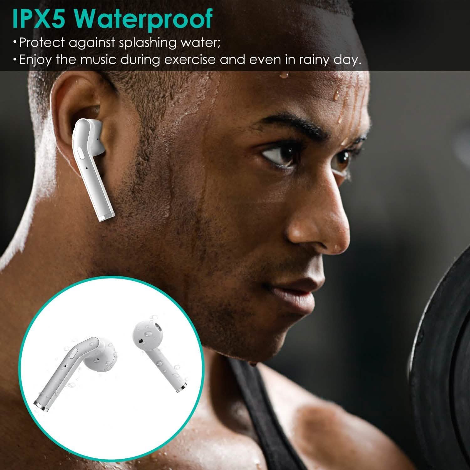 Écouteurs sans fil TWS 5.0 étanches IPX5