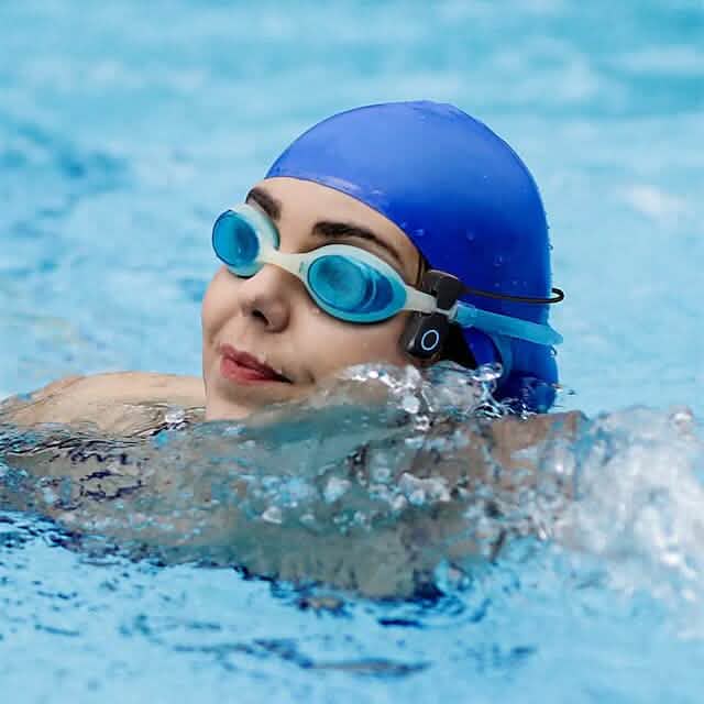 Casque à conduction osseuse ouvert étanche IPX8