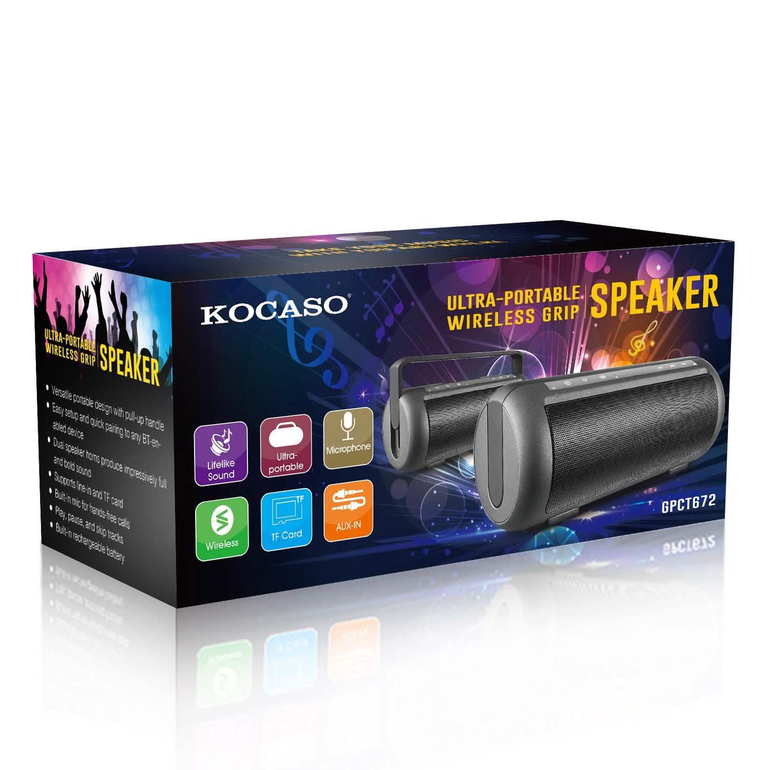 Haut-parleur sans fil iRola double subwoofer puissant stéréo