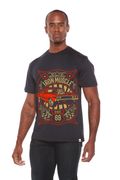 T-shirt graphique à manches courtes pour homme Iron Muscle en viscose de bambou et coton biologique