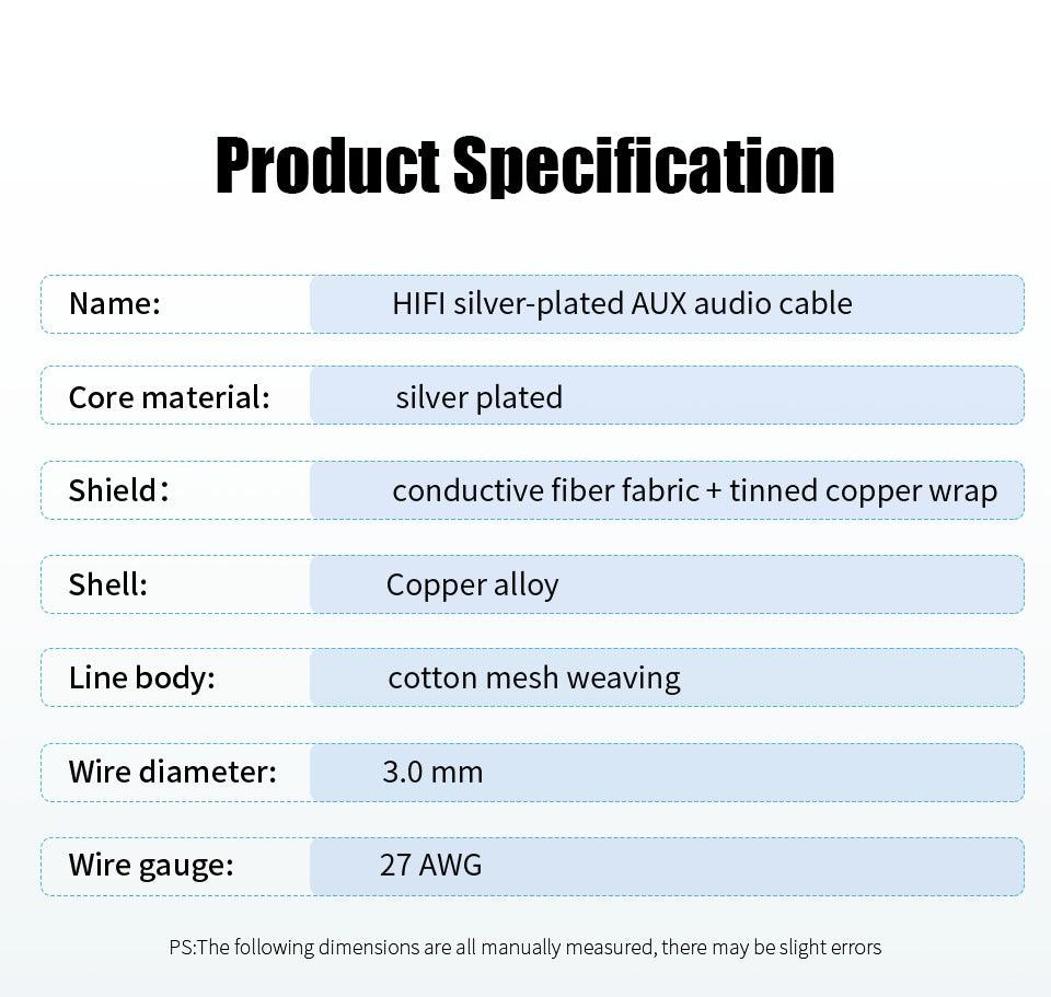 Câble audio Jack mâle-mâle Câble auxiliaire audio pour voiture Casque Stéréo Hi-Fi Cordon AUX blindé Compatible avec téléphones Tablettes Fil de haut-parleur Ligne Câble auxiliaire Haut-parleur 3,5 mm
