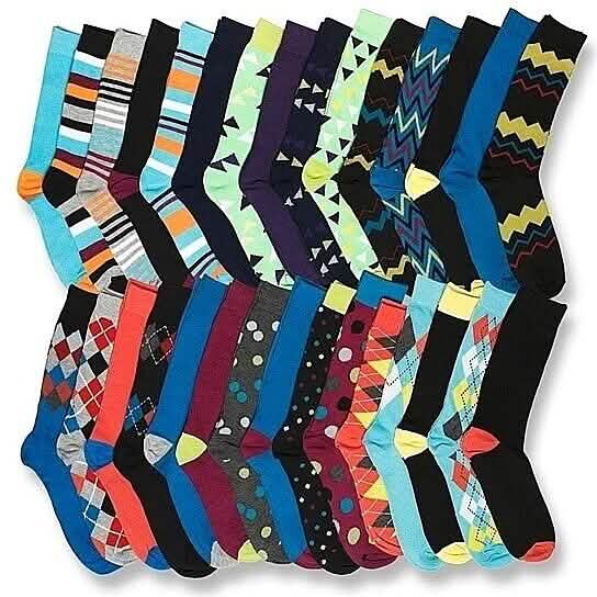 Chaussettes Habillées Colorées pour Hommes James Fiallo