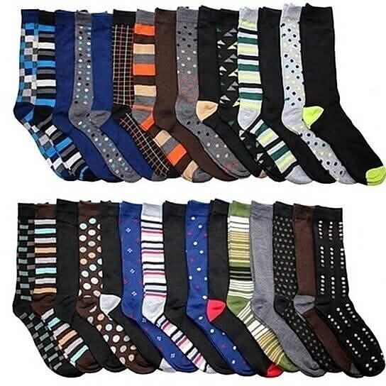 Chaussettes Habillées Colorées pour Hommes James Fiallo