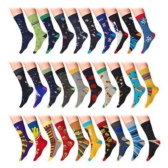 Chaussettes Habillées Colorées pour Hommes James Fiallo