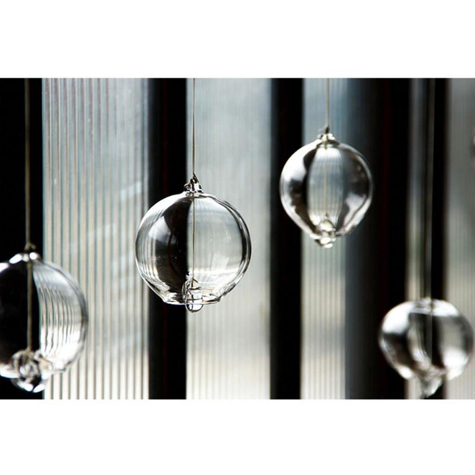 Carillons Éoliens Japonais Romantiques Petites Cloches à Vent Simples et Belles Étiquette Pendentif Carillons Clochettes à Vent en Verre Style Japonais Pendentif Décoration Intérieure Extérieure Chambre Jardin Meilleur Cadeau Célébrations