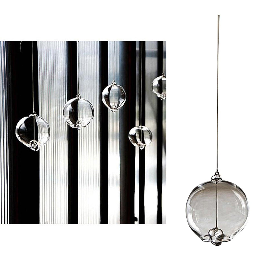 Carillons Éoliens Japonais Romantiques Petites Cloches à Vent Simples et Belles Étiquette Pendentif Carillons Clochettes à Vent en Verre Style Japonais Pendentif Décoration Intérieure Extérieure Chambre Jardin Meilleur Cadeau Célébrations