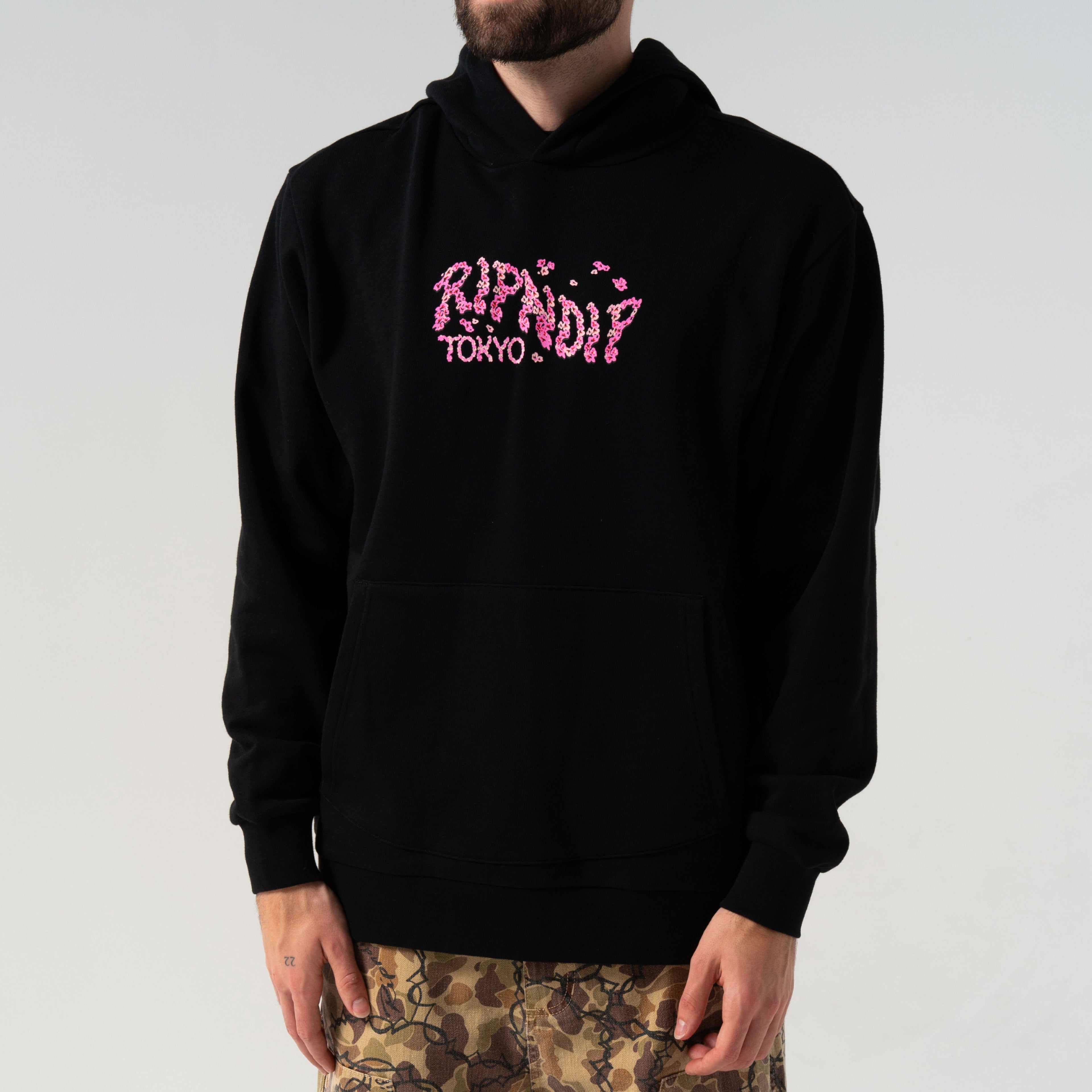 Cherry Blossom Hoodie (Black)