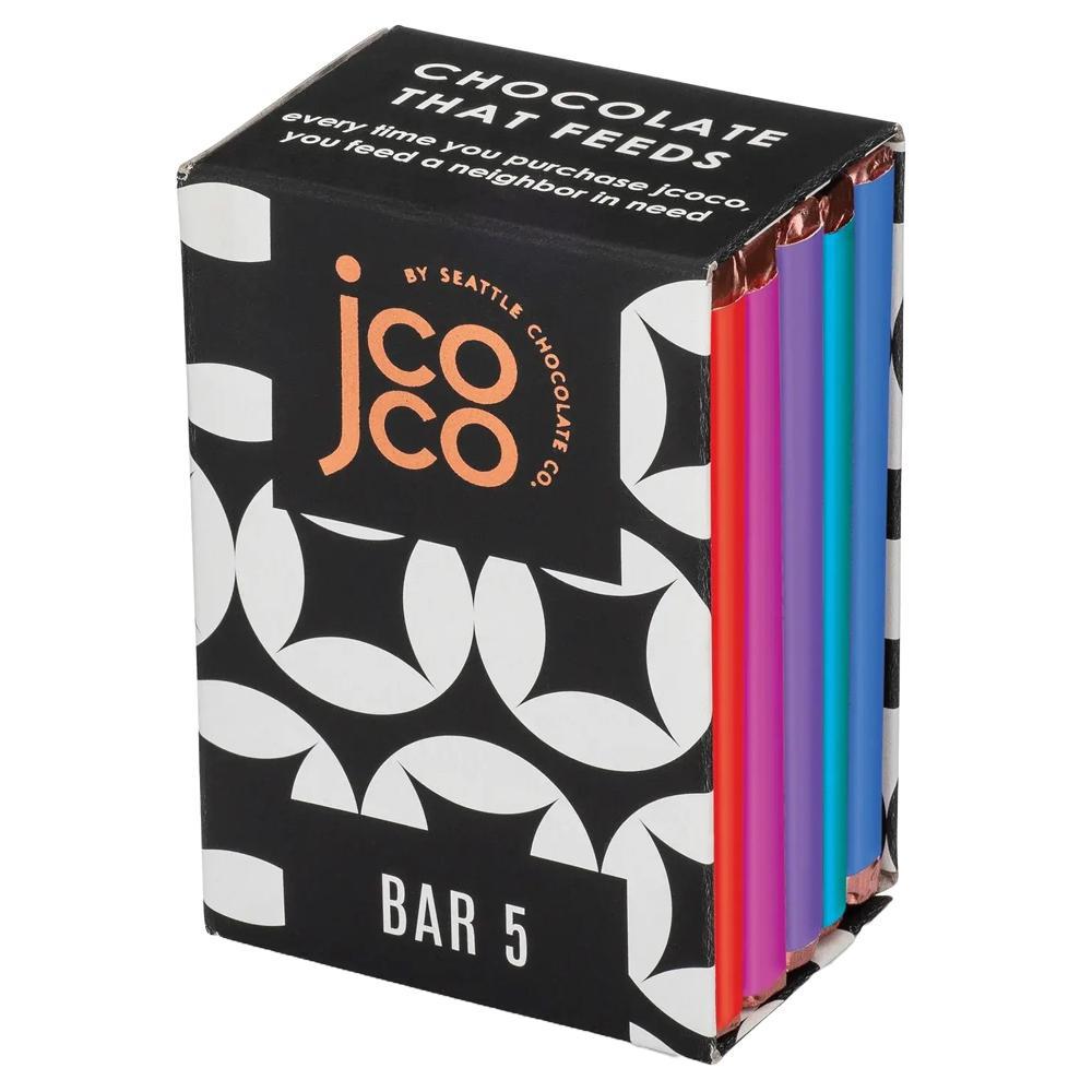 jcoco Chocolate - Tablettes de chocolat « Collection Noir » (5x28g)