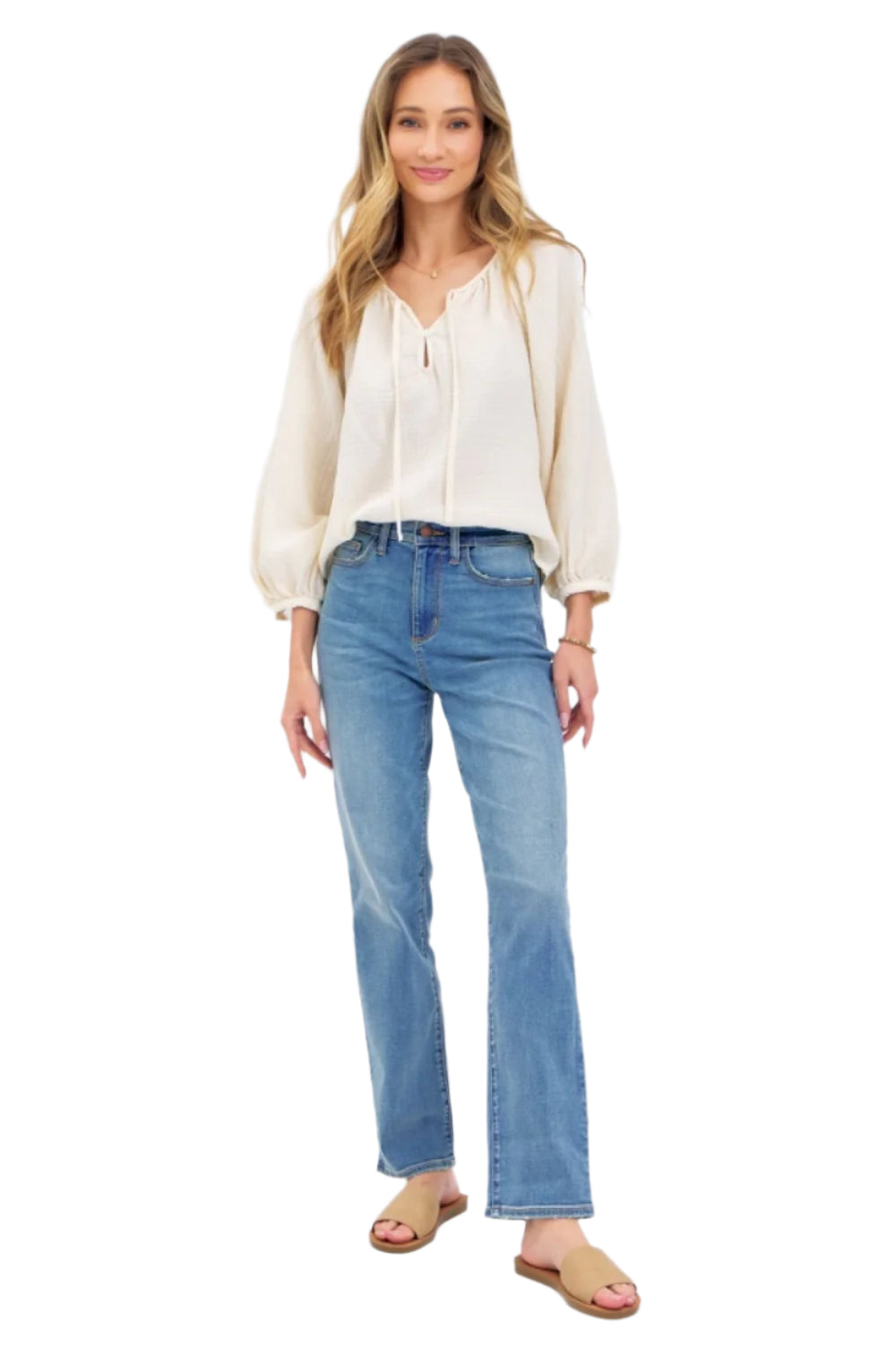 Jeans droits taille haute Judy Blue Taille 5/27