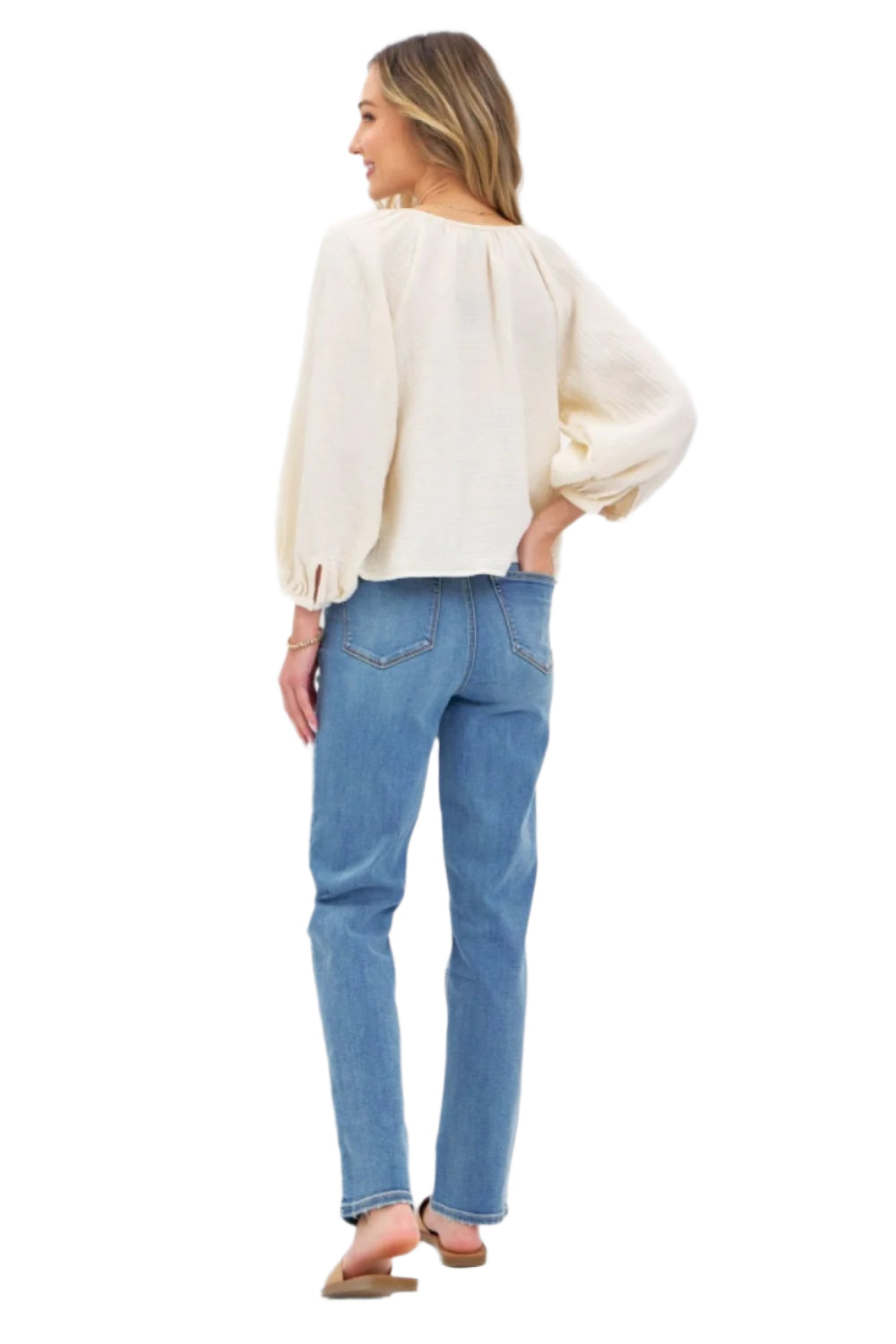 Jeans droits taille haute Judy Blue Taille 5/27