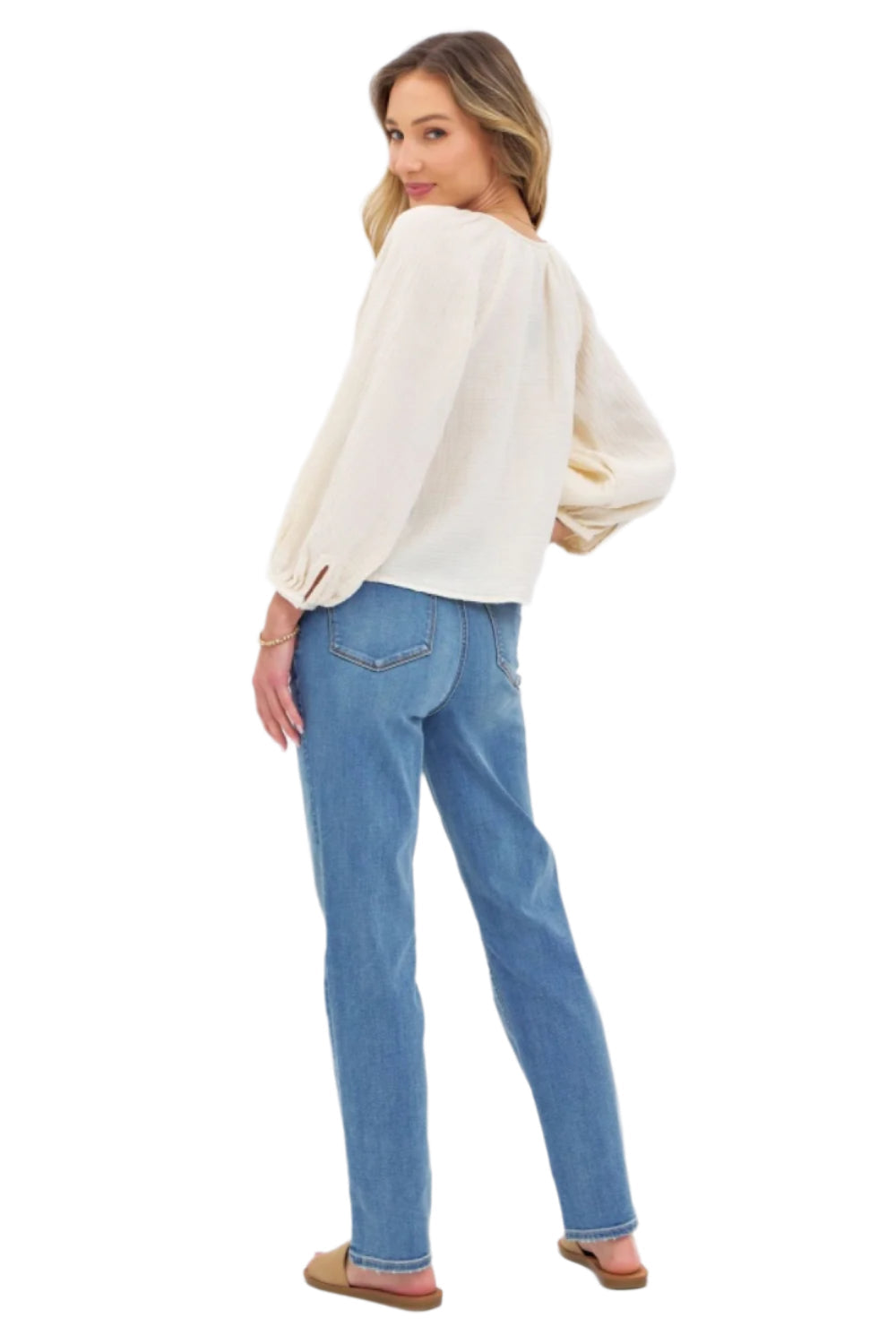 Jeans droits taille haute Judy Blue Taille 5/27