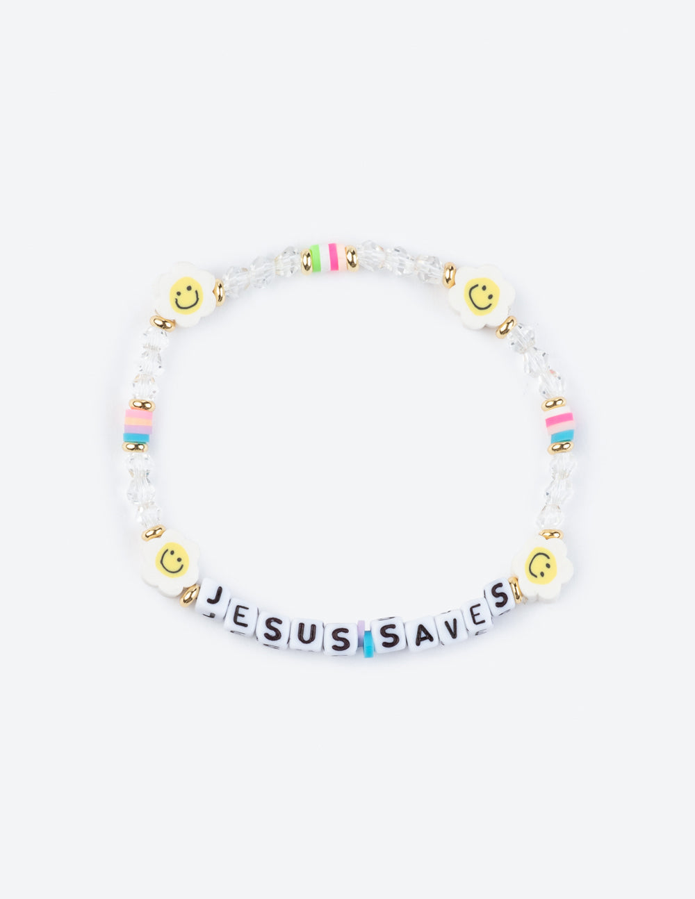 Bracelet à Lettres Jésus Sauve