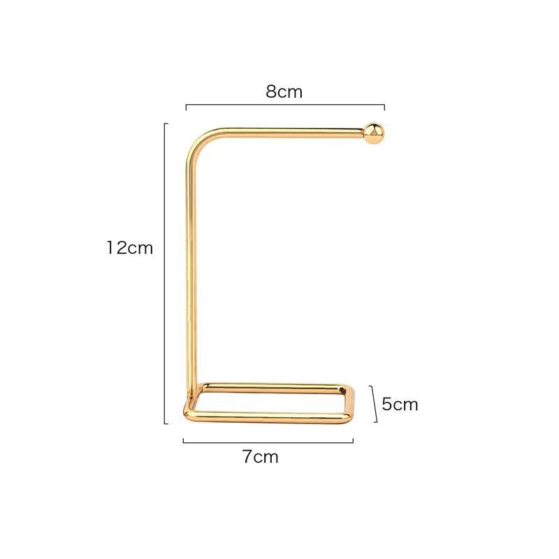 Présentoir à bijoux Porte-boucles d'oreilles en métal Rangement pour bijoux Organisateur de bijoux Porte-boucles d'oreilles Colliers Pendentifs Organisateur Présentoir à bijoux Présentoir à colliers Support en métal plaqué Organisateur de bijoux de table