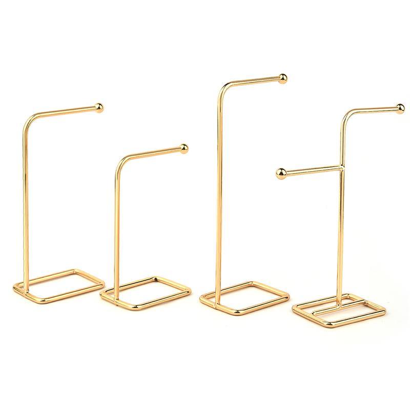 Présentoir à bijoux Porte-boucles d'oreilles en métal Rangement pour bijoux Organisateur de bijoux Porte-boucles d'oreilles Colliers Pendentifs Organisateur Présentoir à bijoux Présentoir à colliers Support en métal plaqué Organisateur de bijoux de table