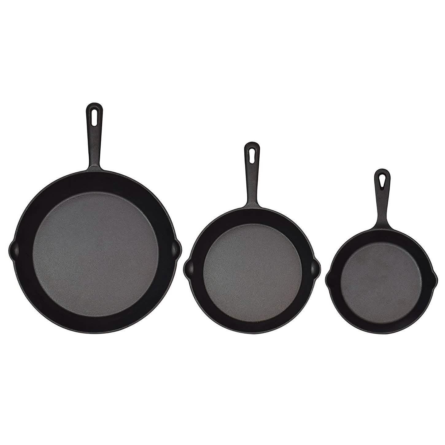 Poêles en fonte Jim Beam, lot de 3