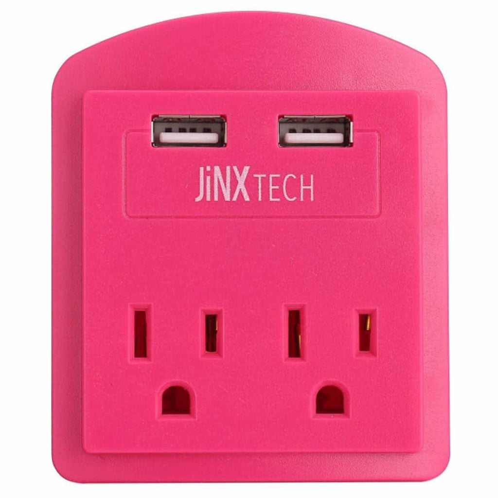 Multiprise murale 2 prises avec double port USB JinxTech