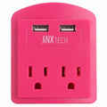 Multiprise murale 2 prises avec double port USB JinxTech