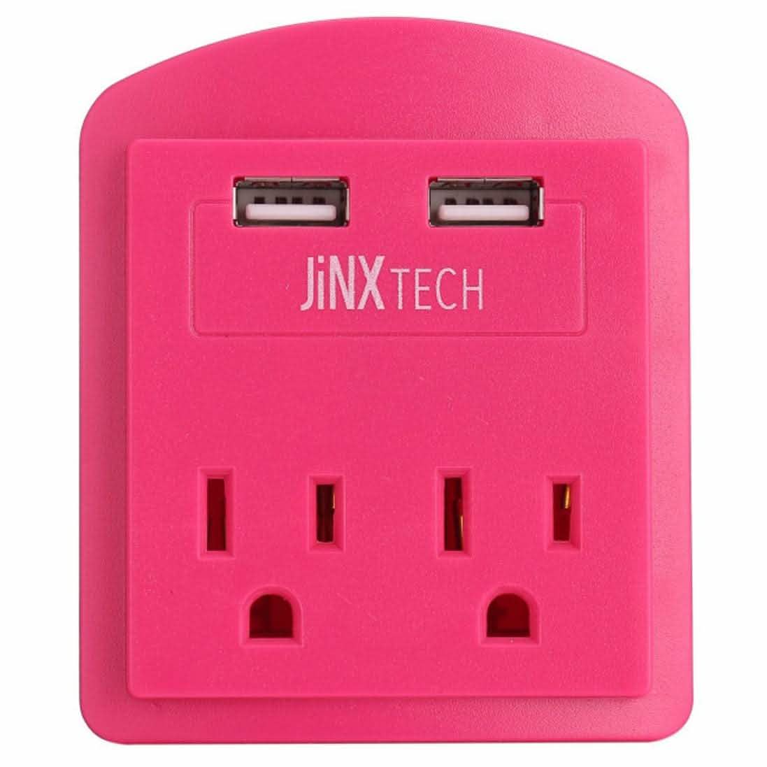 Multiprise murale 2 prises avec double port USB JinxTech