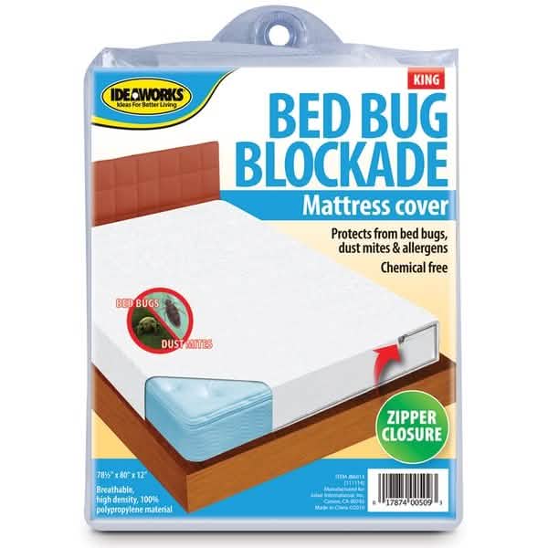 Protège-matelas anti-punaises de lit Ideaworks - Taille : King