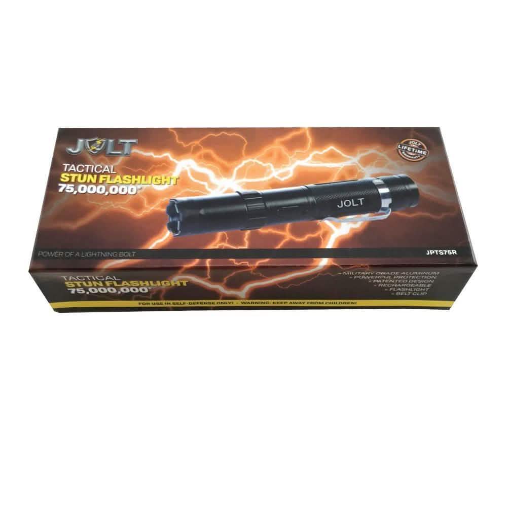 Lampe torche paralysante tactique de police JOLT 75 millions de volts