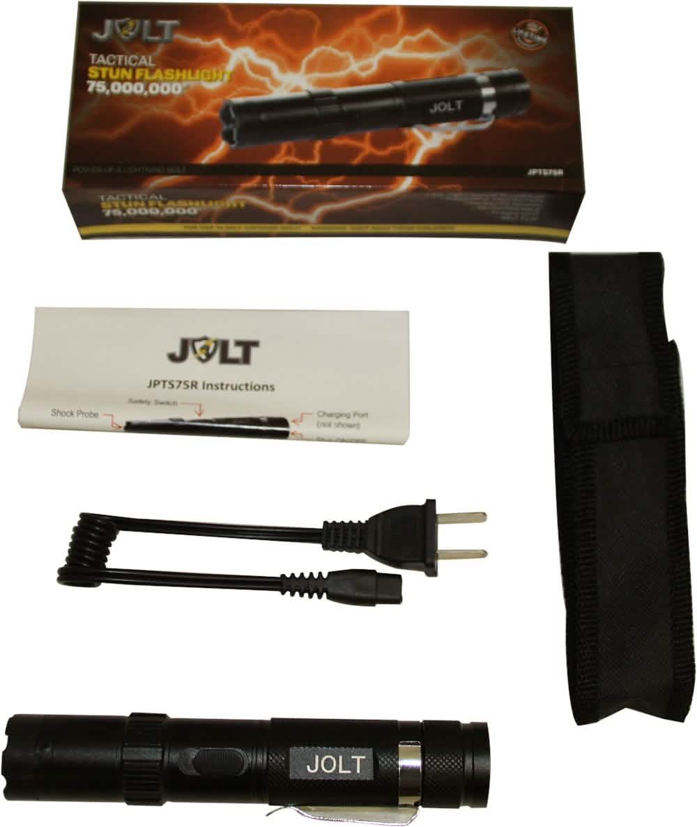 Lampe torche paralysante tactique de police JOLT 75 millions de volts