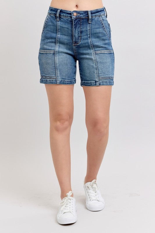 Short en jean taille haute Judy Blue grandes tailles
