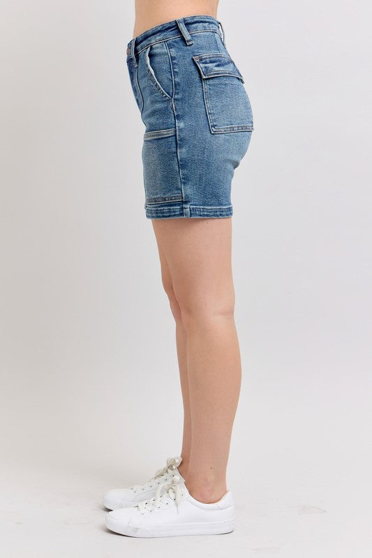 Short en jean taille haute Judy Blue grandes tailles