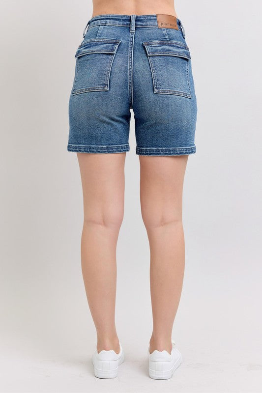 Short en jean taille haute Judy Blue grandes tailles