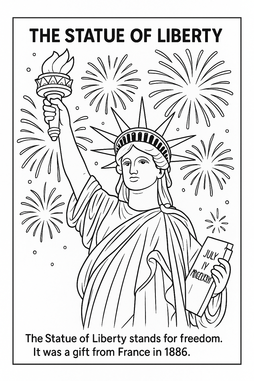 Livre d'activités et de coloriage éducatif pour enfants - Fête de l'Indépendance