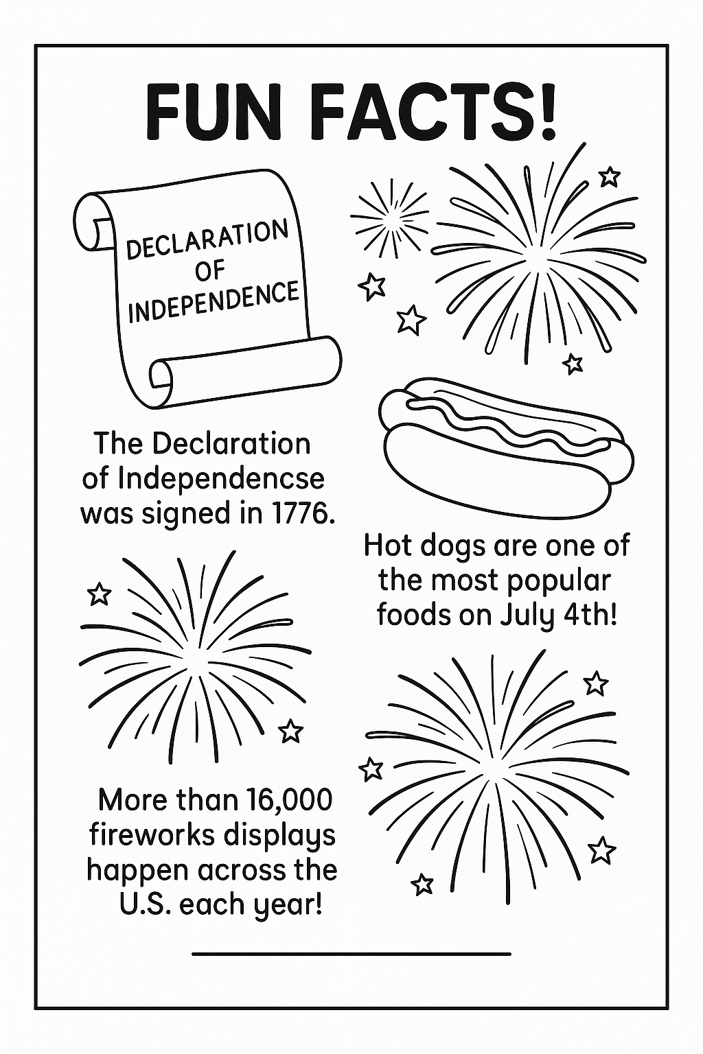 Livre d'activités et de coloriage éducatif pour enfants - Fête de l'Indépendance