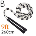 Corde à sauter débutant perles douces réglable anti-emmêlement corde à sauter de fitness pour hommes femmes enfants corde à sauter à perles douces pour l'entraînement et la perte de poids