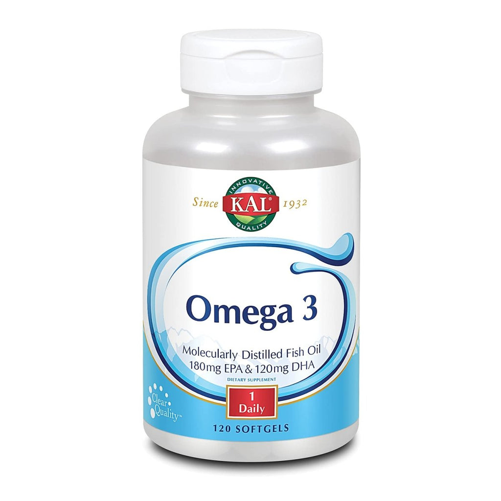 KAL Omega 3 180mg EPA, 120mg DHA (60 CT, 120 Serv)