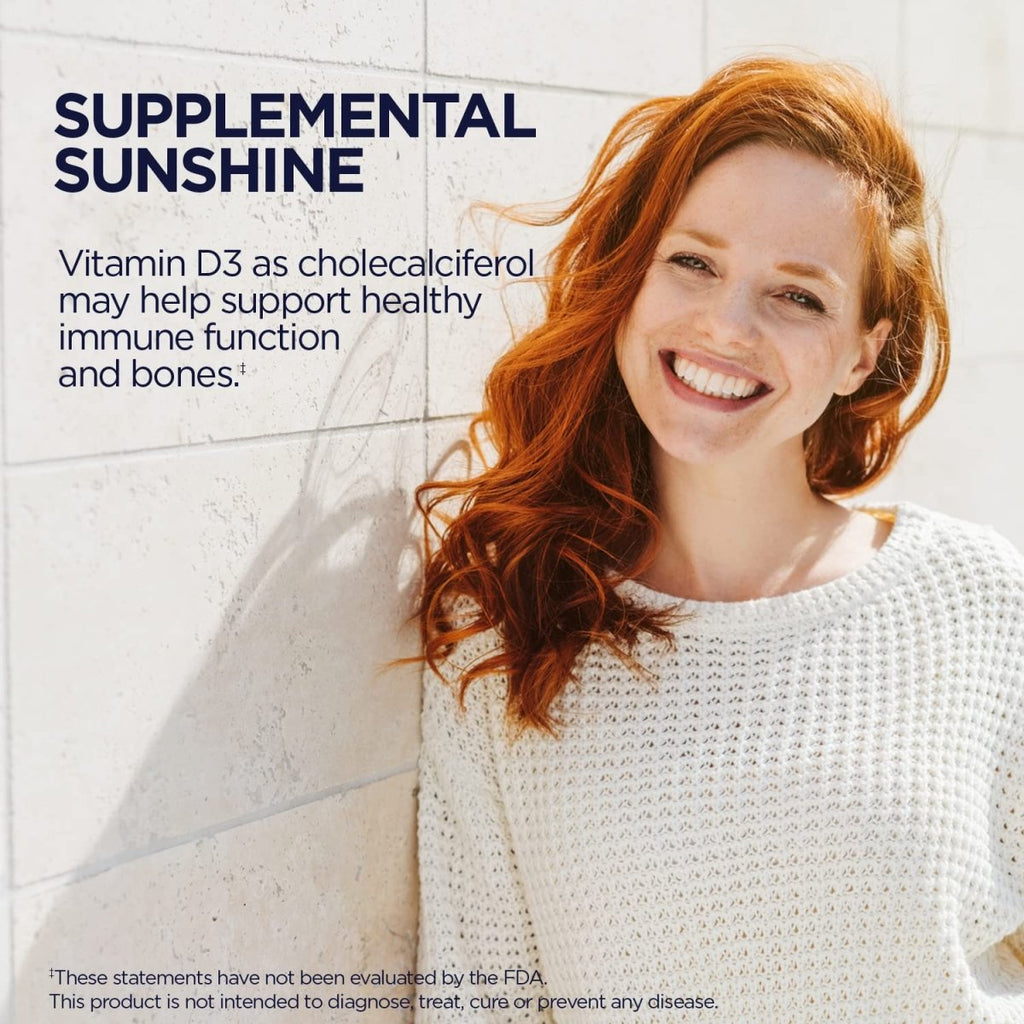 KAL Vitamin D3 Chewables 50 mcg, Vitamin D 2000 IU as Cholecalciferol, 200 Chewables