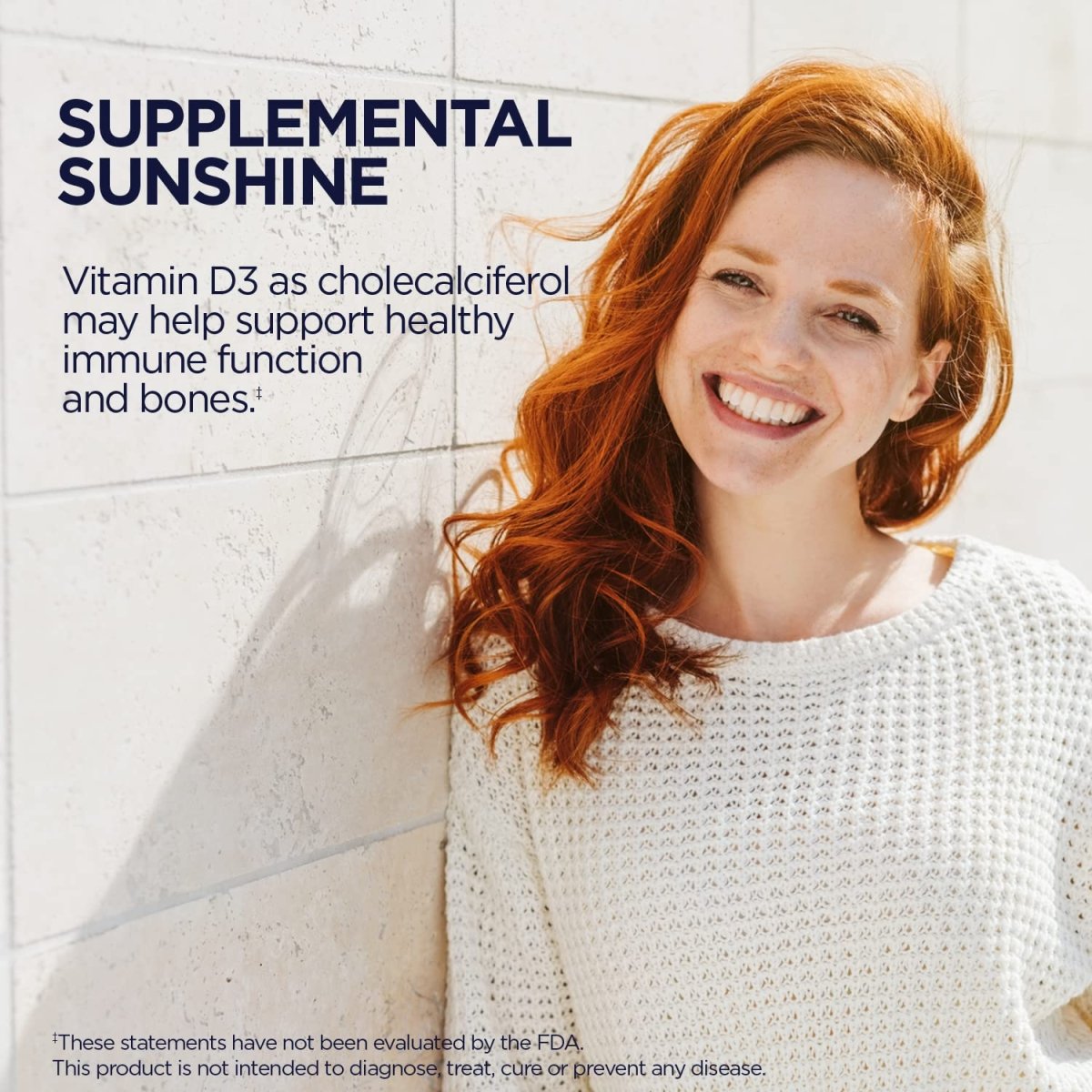 KAL Vitamin D3 Chewables 50 mcg, Vitamin D 2000 IU as Cholecalciferol, 200 Chewables