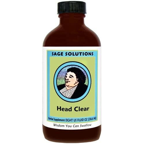 Kan Herb Sage Solutions Tête Claire 8 onces