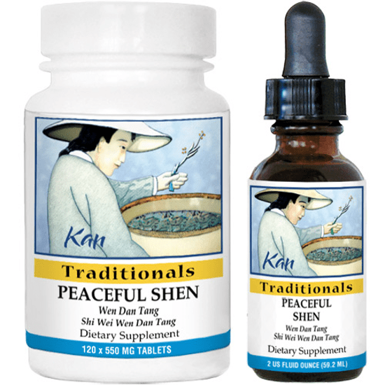 Kan Herb Traditionnel Paix de l'Esprit Shen 120 Comprimés