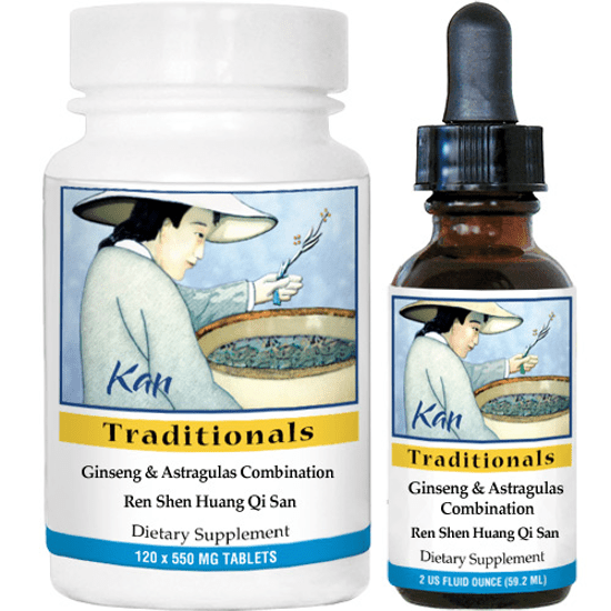Kan Herb Traditionals Ginseng et Astragale Combinaison 8 Onces