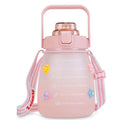 Bouteille d'eau Kawaii avec paille