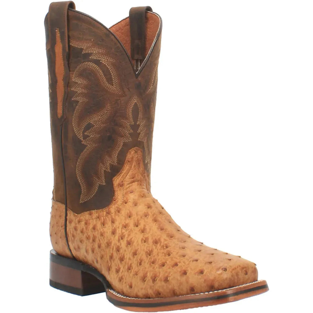 Bottes de Cowboy en Cuir d'Autruche Dan Post Kershaw pour Hommes