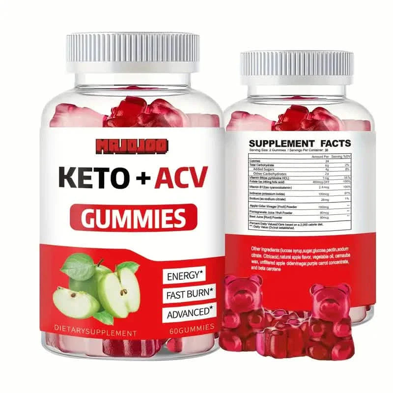 Gummies KETO + ACV au Vinaigre de Cidre de Pomme et B12