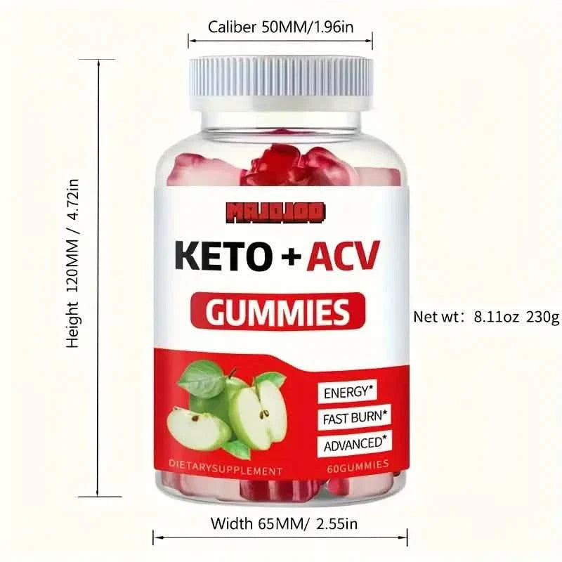 Gummies KETO + ACV au Vinaigre de Cidre de Pomme et B12