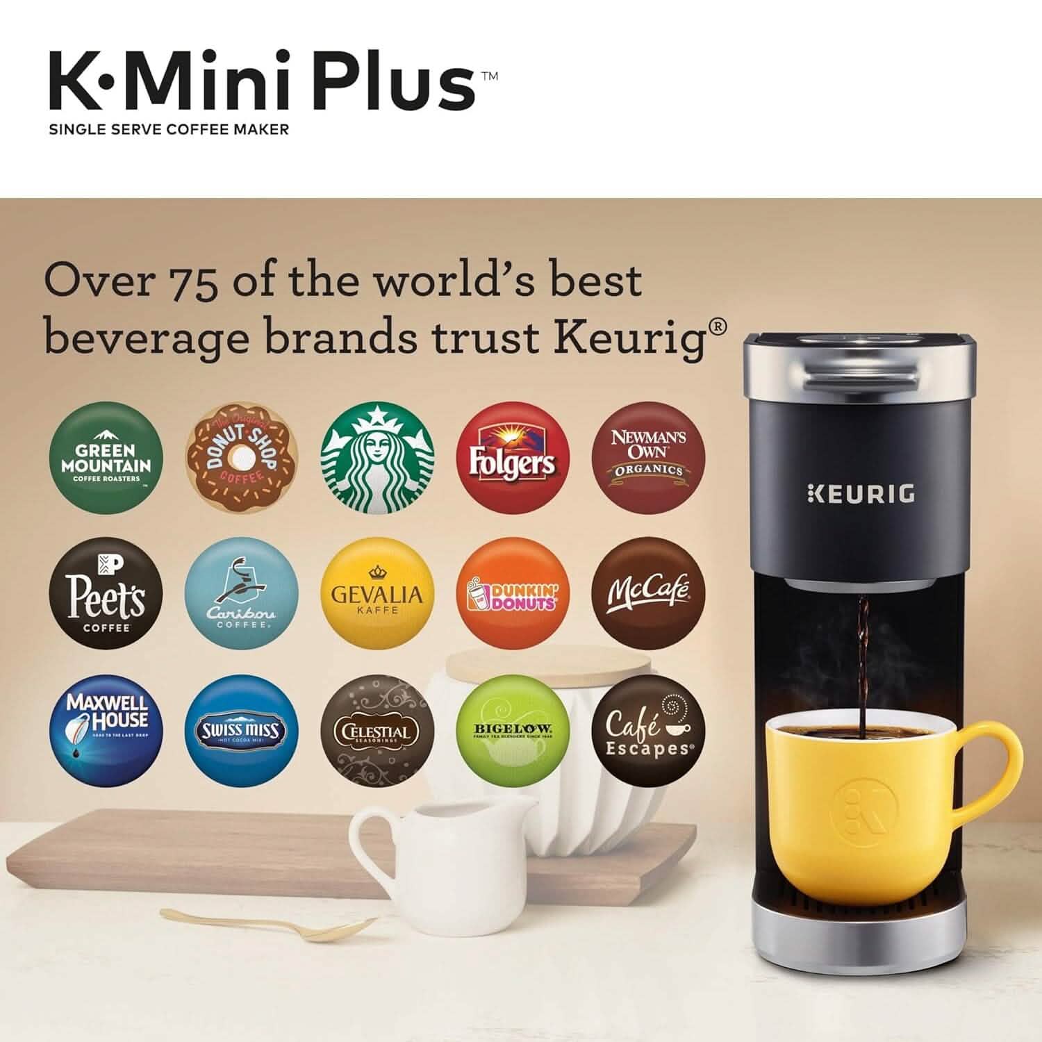 Machine à café à dosettes K-Cup Keurig K-Mini Plus (reconditionnée)