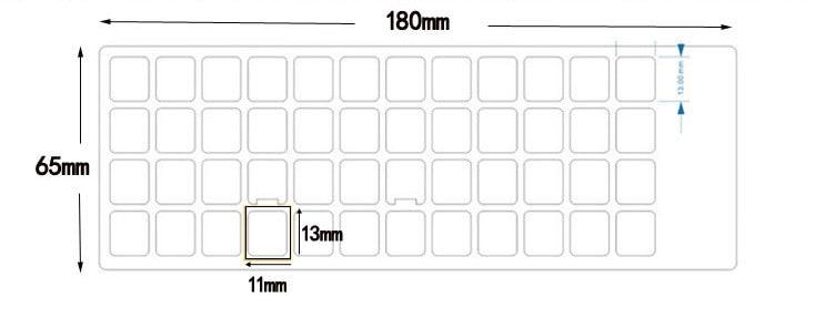 Autocollants de protection de clavier pour PC portable de 10" à 17", disposition standard des lettres, film de protection pour clavier, idéal pour les amateurs de jeux.