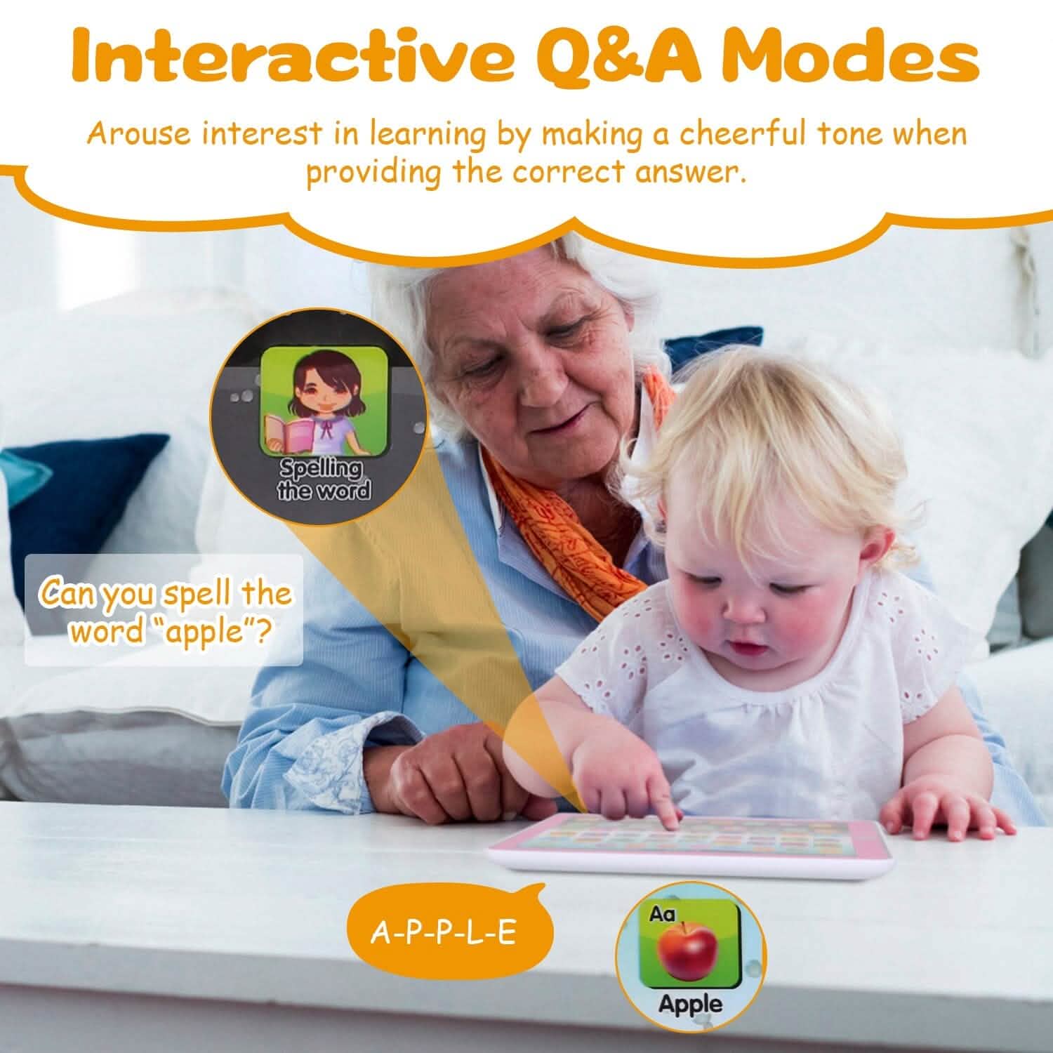 Tablette éducative pour bébé et enfant