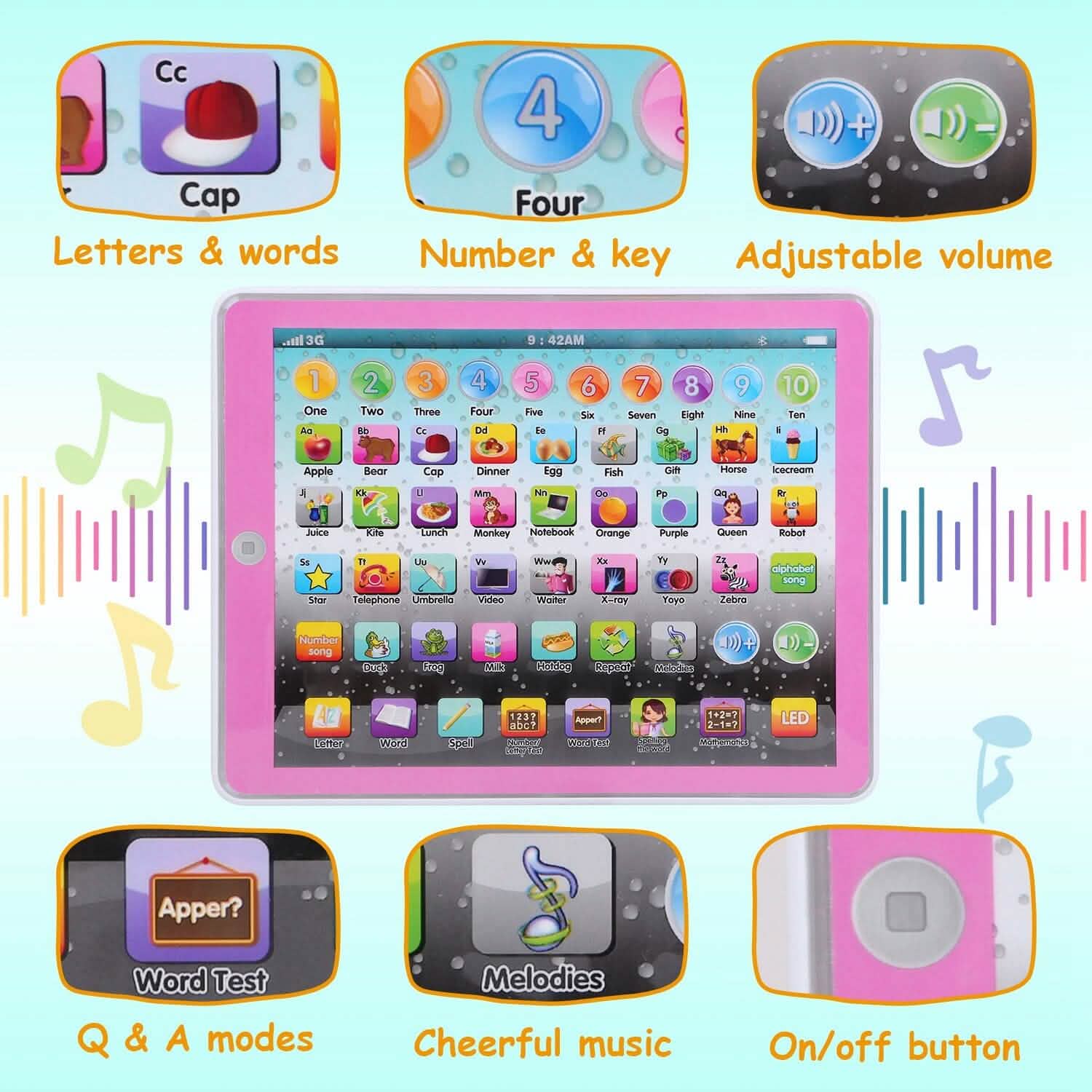 Tablette éducative pour bébé et enfant