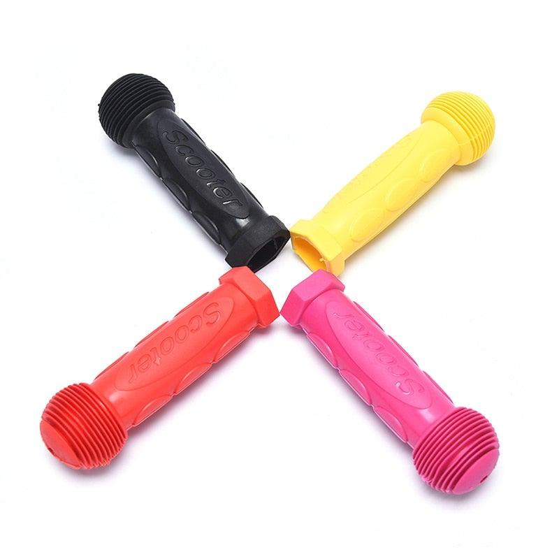 Poignées de Guidon en Caoutchouc pour Vélo Enfant, Tricycle, Trottinette, Poignées Antidérapantes Colorées, Poignées VTT, Poignées de Guidon Souples en Éponge Adaptées aux Vélos de Route, VTT et Vélos pour Enfants