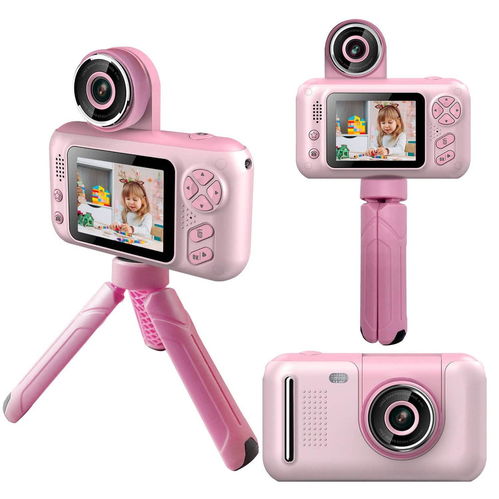 Appareil photo numérique pour enfants avec objectif rotatif