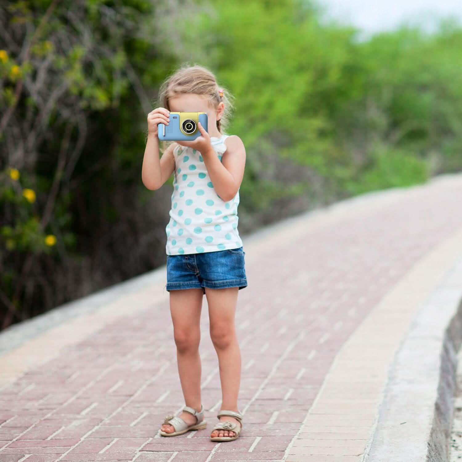 Appareil photo numérique pour enfants avec objectif rotatif